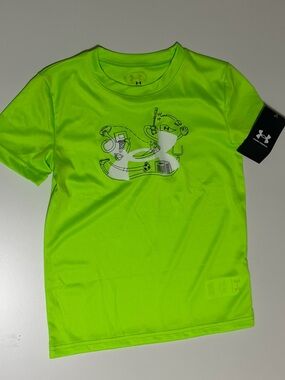 Under Armour Neon Lime Graphic Short Sleeve Tee
